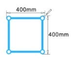 EAGLE 6-WAY CORNER CUBE FOR ET404 400MM BOX TRUSS - Image 2