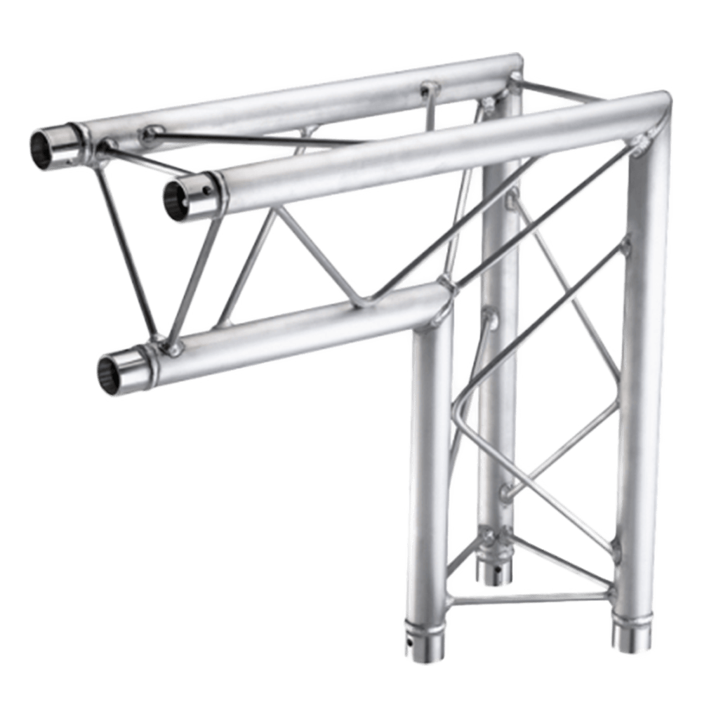 KKM-K23-2-Way-90-Degree-Aluminium-Corner-1-1.png ET223 TRUSS CORNER 2 WAY 90° CORNER, 500X500MM, APEX IN - Image 1