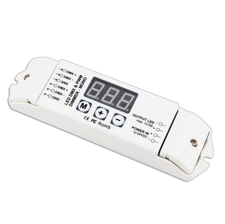 Uniqueen_WU-831_DMX_Decoder-1-1.jpg WORLD UNIQUEEN WU-831 10A 1-Channel Constant Voltage DMX Decoder - Image 1