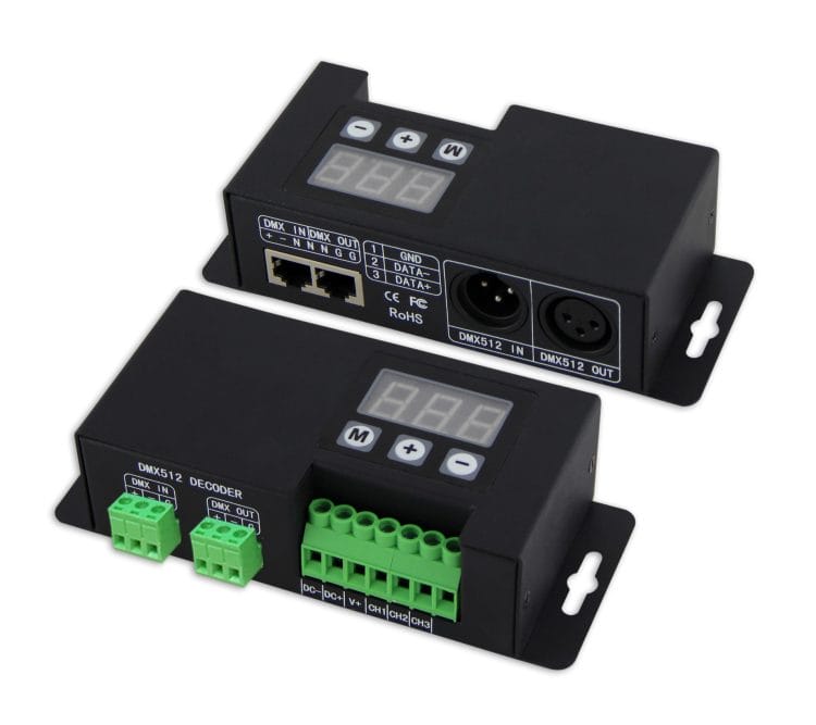 Uniqueen_WU-853_Catalog-1.pdf-1.jpg WORLD UNIQUEEN WU-853 18A 3-Channel Constant Voltage DMX Decoder - Image 1
