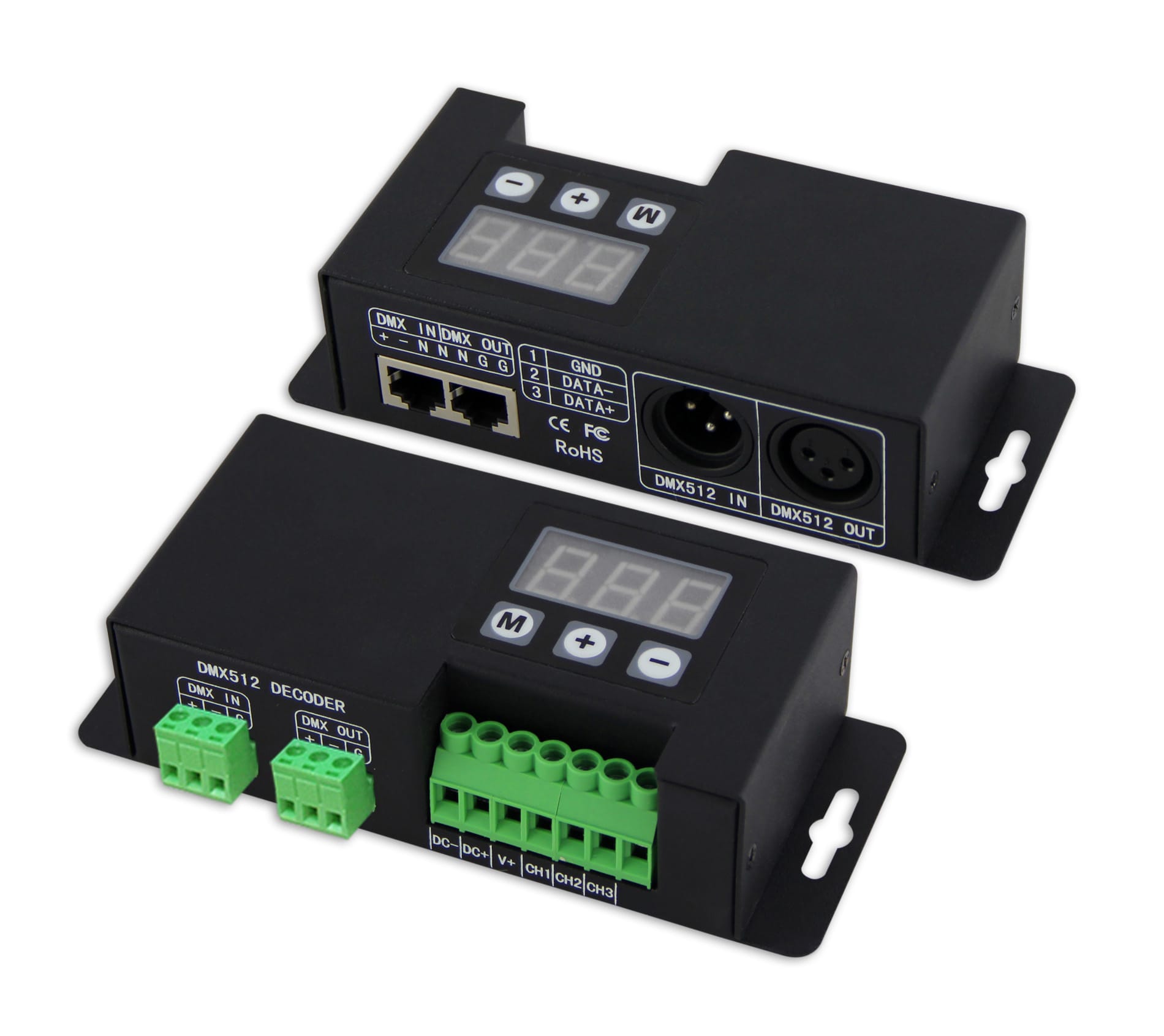 WORLD UNIQUEEN WU-853 18A 3-Channel Constant Voltage DMX Decoder - Image 1