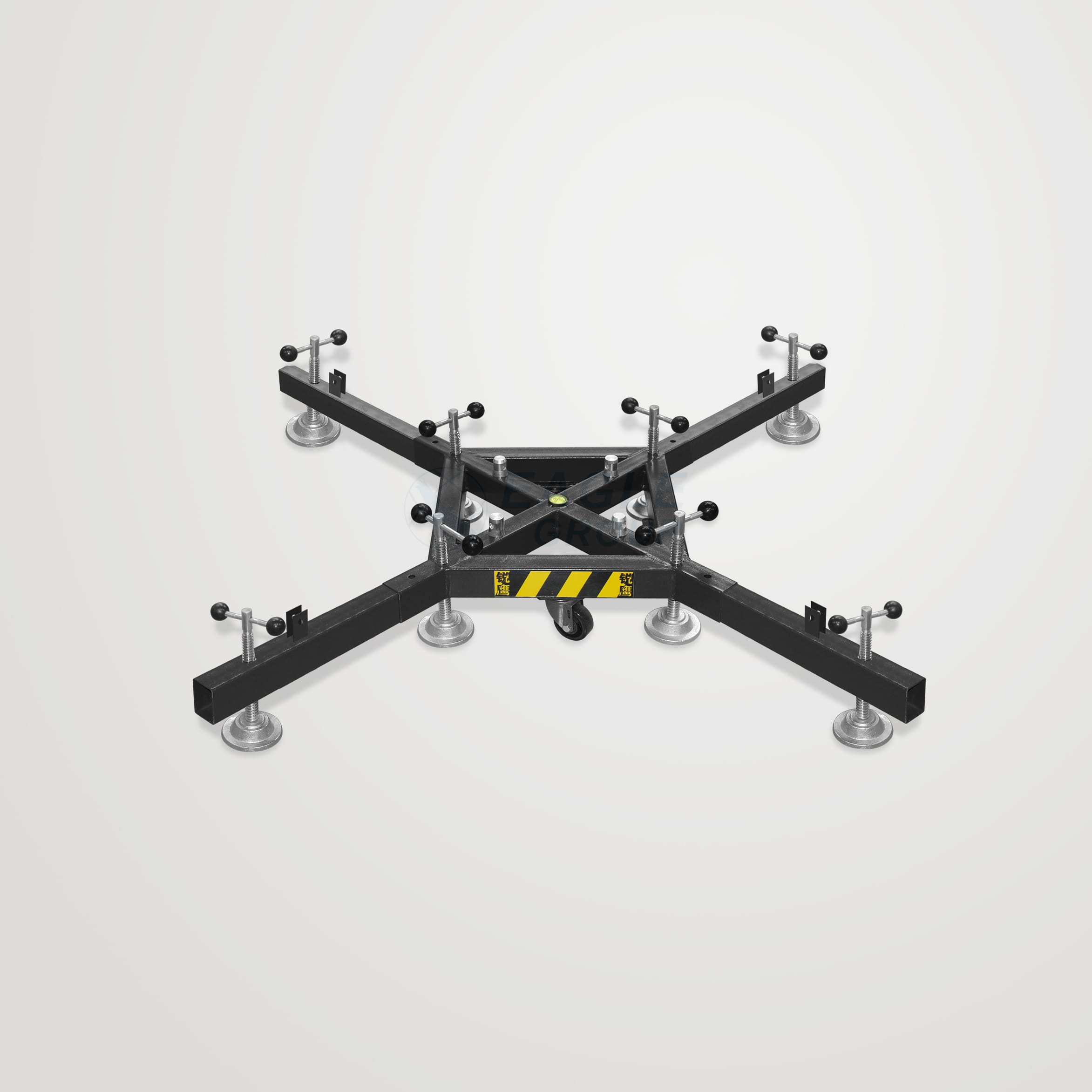 eagle-truss-steel-base-with-castors-1.jpg EAGLE ET404 STEEL BASE WITH SQUARE TUBE & CASTERS - Image 1