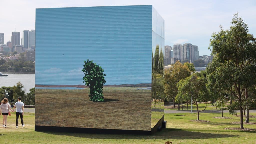 dplr Unilumin URMII P4.81 Outdoor LED Screen Leaf Works 1
