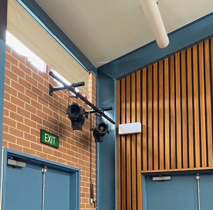 Stage Lighting Bar Installation at Illawong Public School: Transforming School Hall Events Illawong PS Lighting Bar 6 e1724679121995