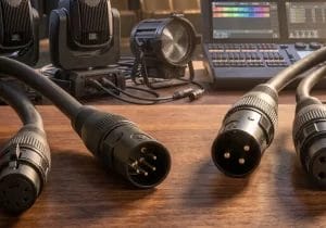 3-PIN VS 5-PIN DMX CABLE